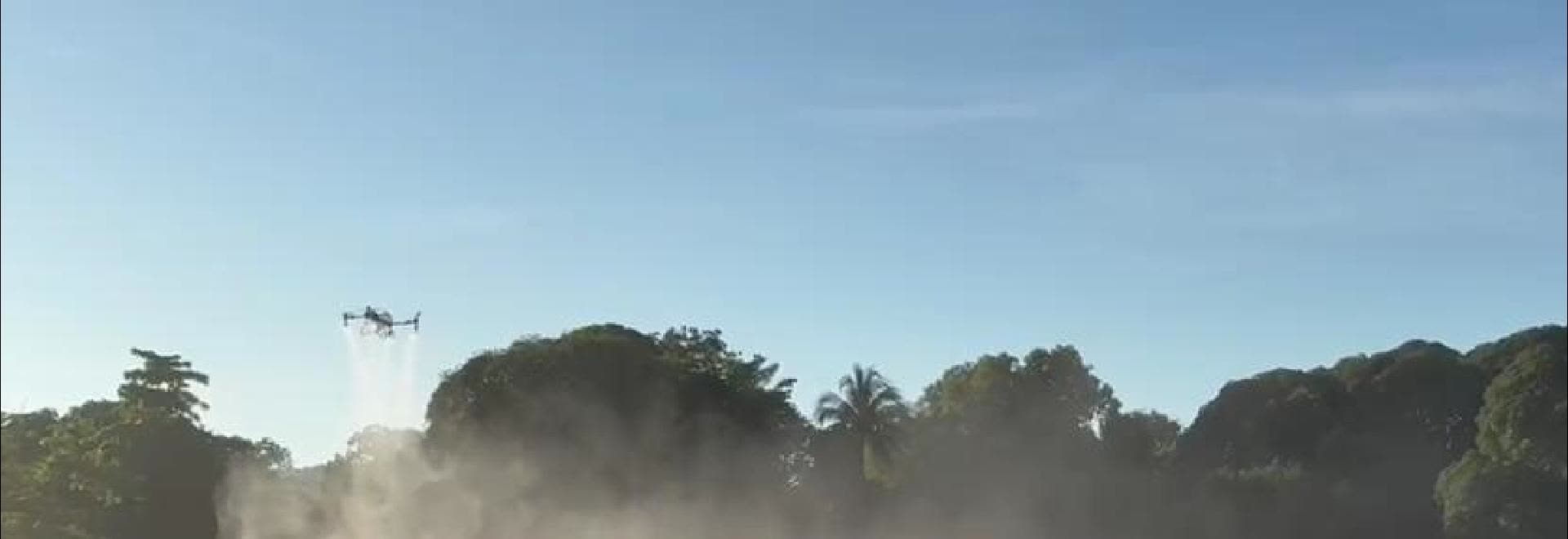 Fumigación con drones en Tabasco — Ecocelis y Grupo Jalo